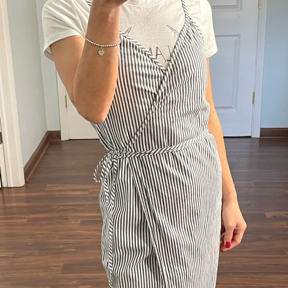 WAIF Striped Wrap Up Dress size S - Picture 4 of 11